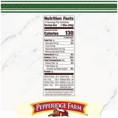 2 Loaves – PEPPERIDGE FARM FARMHOUSE Hearty White Bread 24oz each – 2 Loaves