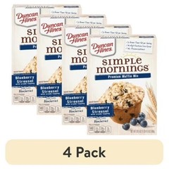 Blueberry Streusel Flavored Muffin Mix 4 Pack Easter Brunch Breakfast Family