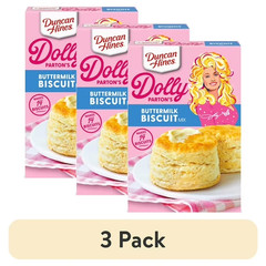 (3 pack) Duncan Hines Dolly Parton’s Buttermilk Biscuit Mix, 16 oz.