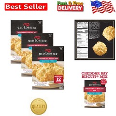 Easy Gluten-Free Cheddar Bay Biscuit Mix with Garlic Seasoning – Set of 3