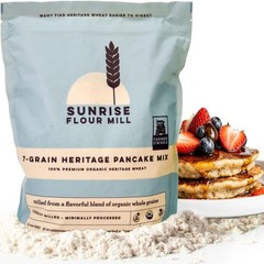 USDA Organic 7Grain Heritage Pancake Mix 2 lbs | Enjoy Fluffy & Tasty Waffles…