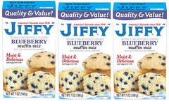 Blueberry Muffin Mix (3 Boxes, 7 oz each box)
