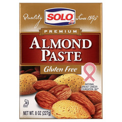 (2 pack) Solo Gluten-Free Almond Paste, Baking Mix Box 8 oz….