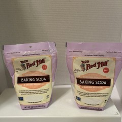 2 PACK Bob’s Red Mill Baking Soda Gluten Free 16 Oz (Total 32 Oz) expires 09/27