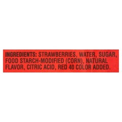 Strawberry Pie Filling and 21 oz Pack of 4 Cans Combo