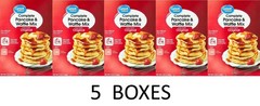 Great Value ORIGINAL Complete Pancake & Waffle Mix 80 oz box – 5 BOXES