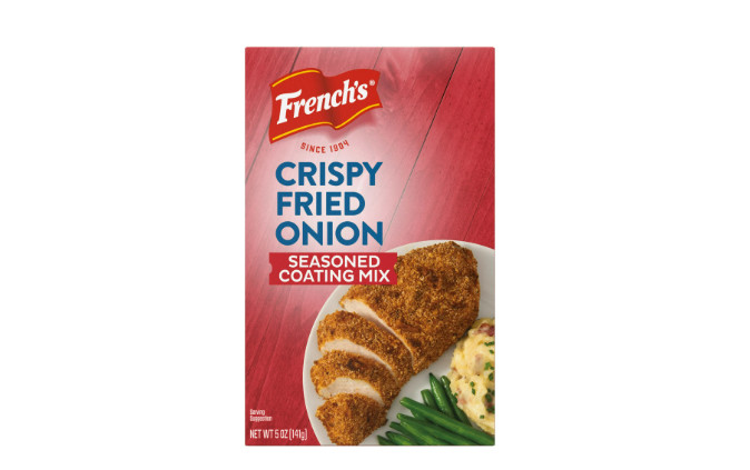 French’s Crispy Fried Onions Seasoned Coatings Mix, Crunchy Texture