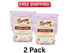 2 PACK Bob’s Red Mill Baking Soda Gluten Free 16 Oz (Total 32 Oz) EXP: 03/2027