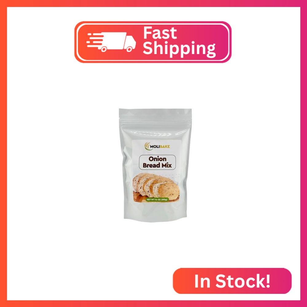 Molibake Onion Bread Mix – Premium All-Natural Baking Mix for Bread Machine and