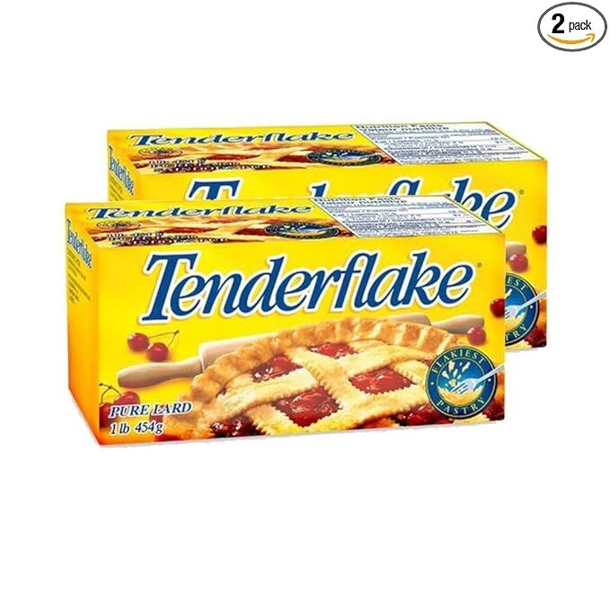 2 x Canadian Tenderflake Pure Bakers Lard 454g – FREE SHIPPING