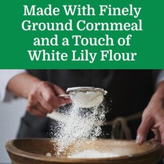 White Lily Self-Rising Enriched White Cornmeal Mix, 5 lb Bag