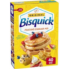 Betty Crocker Bisquick Pancake and Baking Mix, Original, 40 Ounce (Pack of 1)