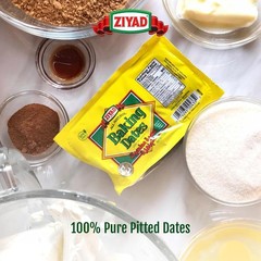 Ziyad Pure Date Paste 13 oz Pack of 6 No Added Sugar High Fiber Baking Spread