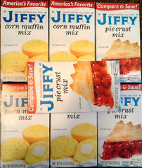 LOT OF 7 Jiffy (4 x Corn Muffin Mix, 8.5oz ea; 3 x Pie Crust Mix, 9oz ea) *READ*