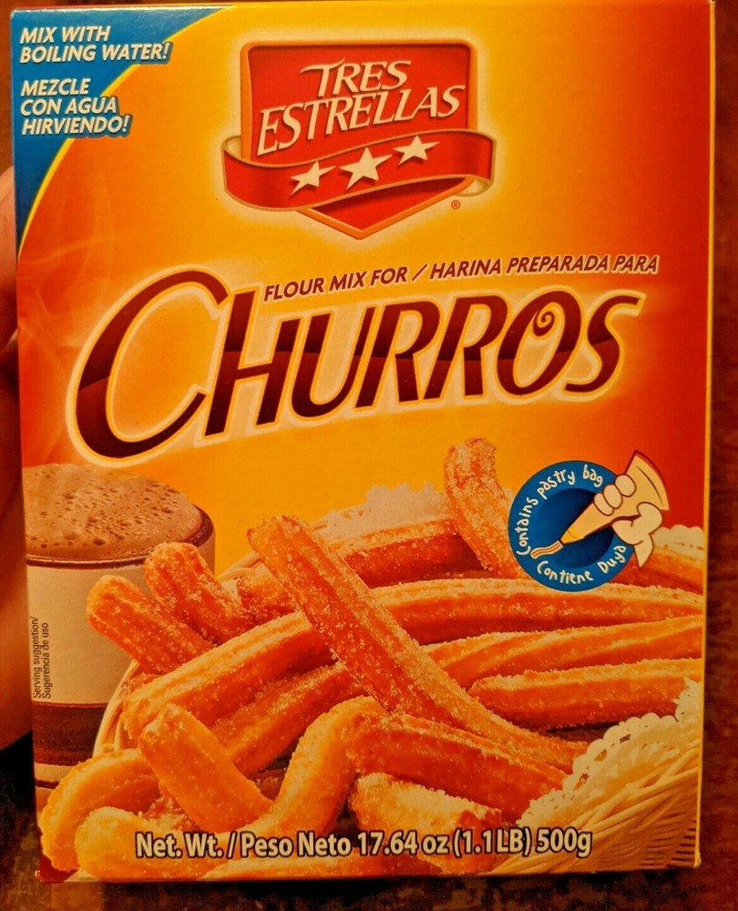 TRES ESTRELLAS FLOUR MIX FOR CHURROS – 2 BOXES – FREE SHIPPING