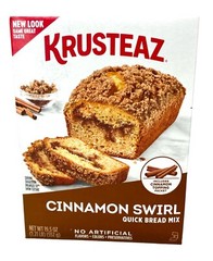 Krusteaz Cinnamon Swirl Quick Bread Mix 19.5 oz