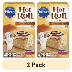 Hot Roll Mix 16 oz Two Pack Baking Mix for Delicious Homemade Rolls