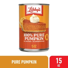 Libby’s 100% Pure Pumpkin Puree – 6 Pack (15 oz Cans) | All-Natural, Non-GMO