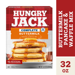 NEW Complete Buttermilk Pancake Mix and Waffle Mix, 32 Oz Box (6 Pack) USA