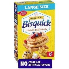 Bisquick Original Pancake & Baking Mix Large Size 60 oz Betty Crocker