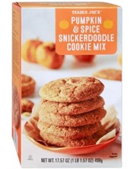 Trader Joe’s Pumpkin & Spice Snickerdoodle Cookie Mix 17.57 oz Kosher Exp 07/26