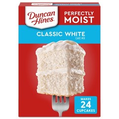 (8 pack) Duncan Hines Perfectly Moist Classic White Cake Mix, 15.25 oz.