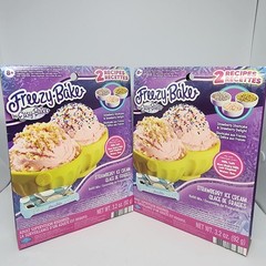 Freezy-Bake by Easy-Bake Strawberry Ice Cream Refill Mix, 3.2 OZ, LOT OF 2
