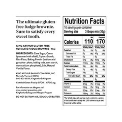 Non-GMO Gluten-Free Brownie Mix, Certified Kosher//