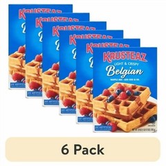 Light and Crispy Belgian Waffle Mix for Homemade Breakfast 28 oz