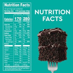 Duncan Hines Classic Cake Mix, Dark Chocolate Fudge, 15.25 Oz