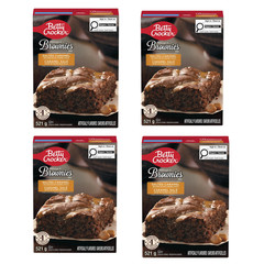Betty Crocker Salted Caramel Brownies Mix 521g Baking Sweet Treats (4 Packs)