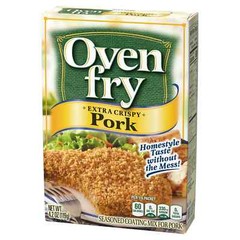 Kraft Oven Fry Extra Crispy Seasoned Coating Mix for Pork, 4-Pack, 4.2 oz Boxes