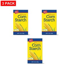 Baker’s Corner 100% Pure Corn Starch, 16 oz – Pack of 3