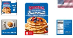 Buttermilk Waffle & Pancake Mix, 32 oz, Pack of 8^