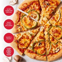 Keto Pizza Crust Mix: Low Carb, 1g Net Carbs, Easy to Make, 10.25 oz Mix