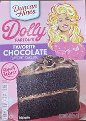 Duncan Hines Dolly Parton’s Perfectly Moist FAVORITE CHOCOLATE Cake Mix 18oz Box
