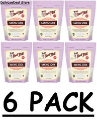 6 PACK – Bob’s Red Mill Gluten Free Baking Soda 16 oz (Total 96 oz) EXP: 06/2025