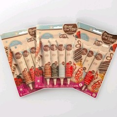 (3) Over The Top Icing Writer Cake Cookie Decorating Red White Brown Black Party