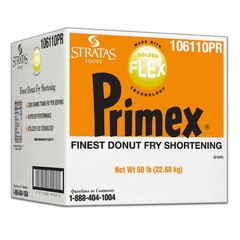 Primex Golden Flex Donut Fry Shortening, 50 Pound, 1 Per Case