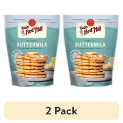 (2 pack) Bob’s Red Mill Homestyle Buttermilk Pancake & Waffle Mix 20 oz