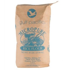 Gluten Free White Finely Ground Rice Flour Desserts Noodles Baking Bread 50 lb.