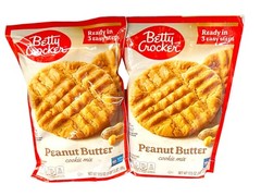 Betty Crocker Peanut Butter Cookie Mix 17.5 oz (2 Pack)