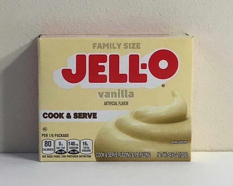 Jell-O Vanilla Pudding, Cook and Serve – 4.6 oz – 6 BOXES – FREE SHIPPING!