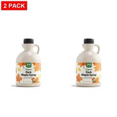 Whole Foods Market, Organic Grade A Dark Maple Syrup, 32 Fl Oz – Pack Of 2
