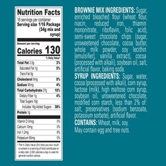 GHIRARDELLI PREMIUM ULTIMATE CHOCOLATE CHIPS SYRUP BROWNIE MIX 19 oz Box –8 PACK