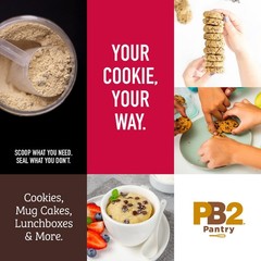 PB2 Pantry Chocolate Chip Cookie Mix – 16 oz Jar | Certified Vegan