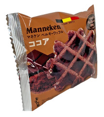 Japan Manneken Belgian Waffle Rosen Cocoa Waffle 1 Piece × 6 bags