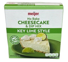 Meijer key Lime Style No Bake Cheesecake & Dip Mix 4.72 oz