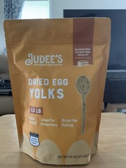 Dried Egg Yolks 1.5 LB Best by 3/2025 UNOPENED by Judee’s