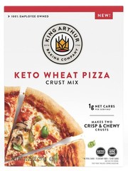 King Arthur Baking Keto Pizza Crust Mix, 1G Net Carbs per Serving, Low Carb & K